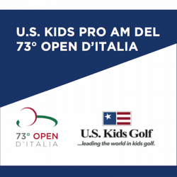27 bambini in campo con i Pro dell'European Tour